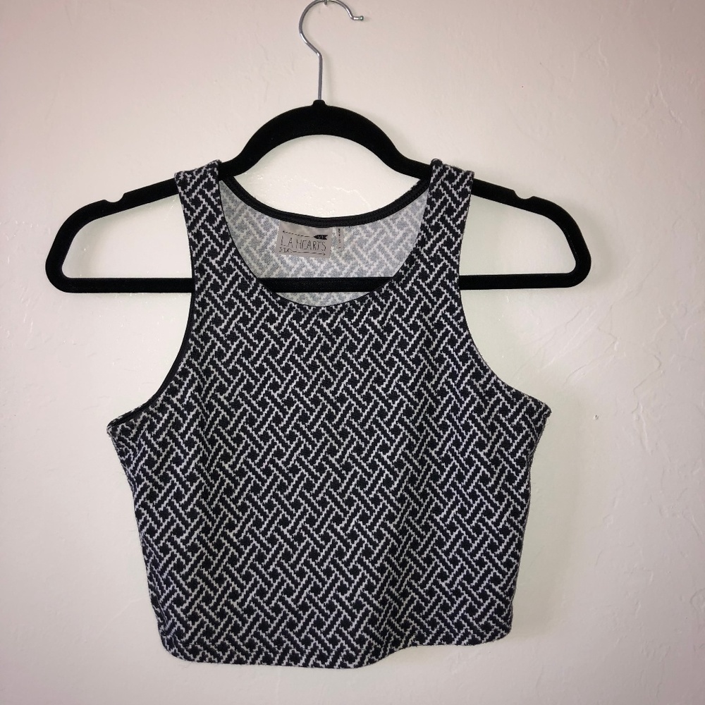 B&W crop top